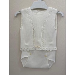 Conjunto con braguita de punto