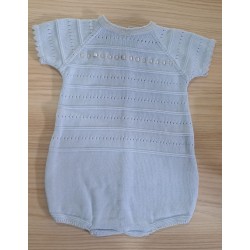 Pelele corto celeste