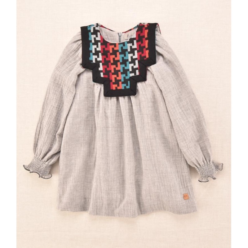 Vestido jacquard niña