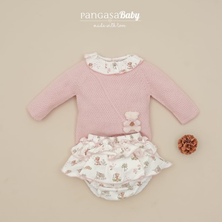Conjunto braguita oso de la marca pangasa