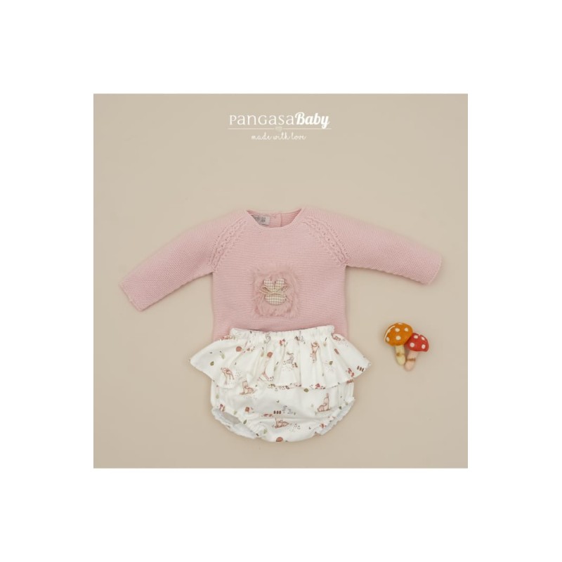 Conjunto braguita bambi de la marca pangasa