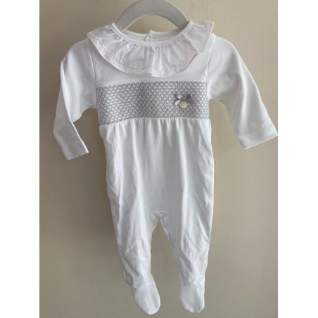 pijama  cuello bebe moña