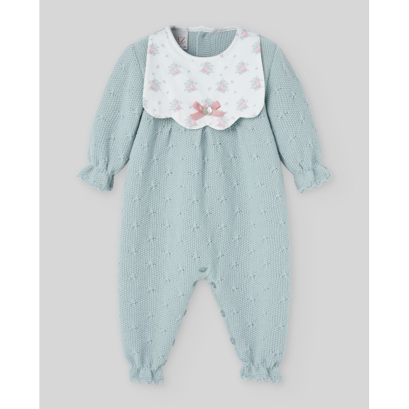 Pelele punto cuello babero niña