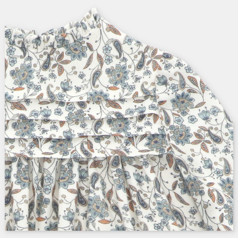 Vestido tela estampada