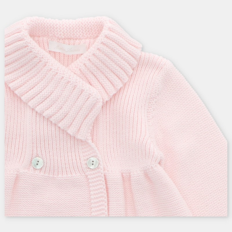 Abrigo punto niña