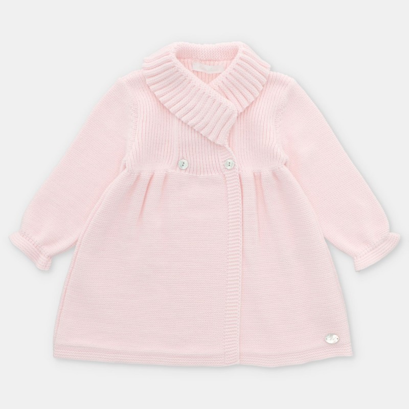 Abrigo punto niña