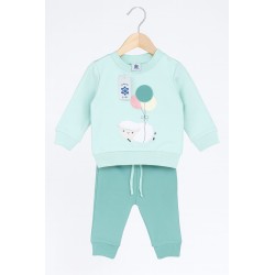 Chandal verde oveja globos