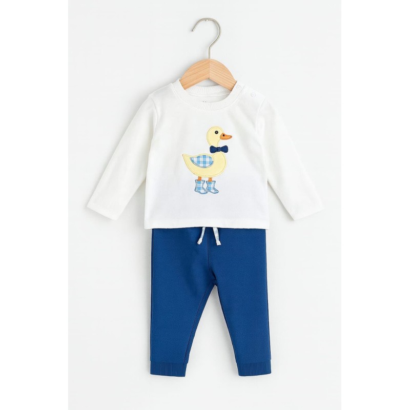 Chandal pato con botas niño