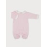 Pijama rosa cuello