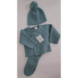 Conjunto polaina verde 3 p