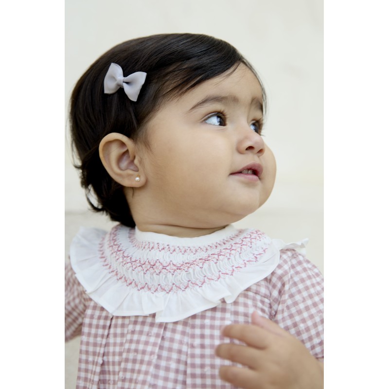 Jesusito vichy rosa cuello  ingles de la marca española Martin Aranda