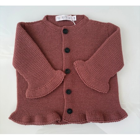 Chaqueta volante teja