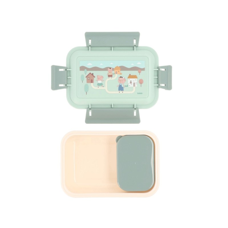 Caja almuerzo tres cerditos 900 ml