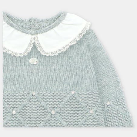 Conjunto polaina punto niña