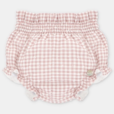 Braguita tela cuadros niña