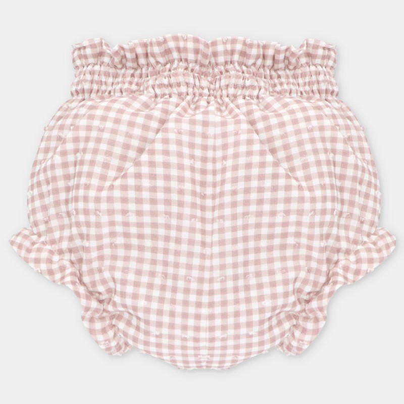 Braguita tela cuadros niña