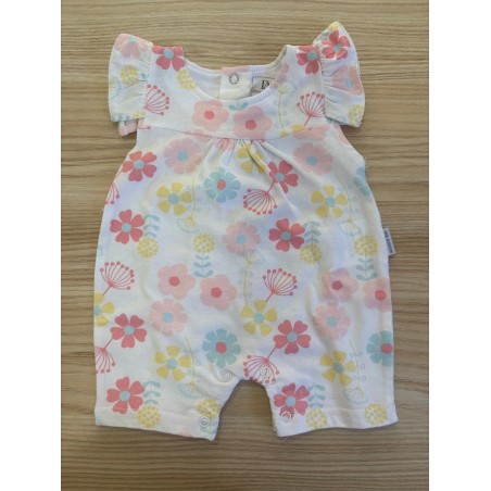 Pelele flores don algodón