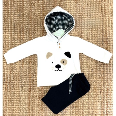 Chandal perro blanco