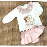 Conjunto braga rosa con cuello unicornio