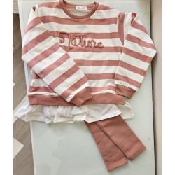 Chandal raya rosa niña steet monkey