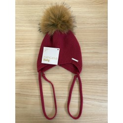 Gorro orejero burdeos