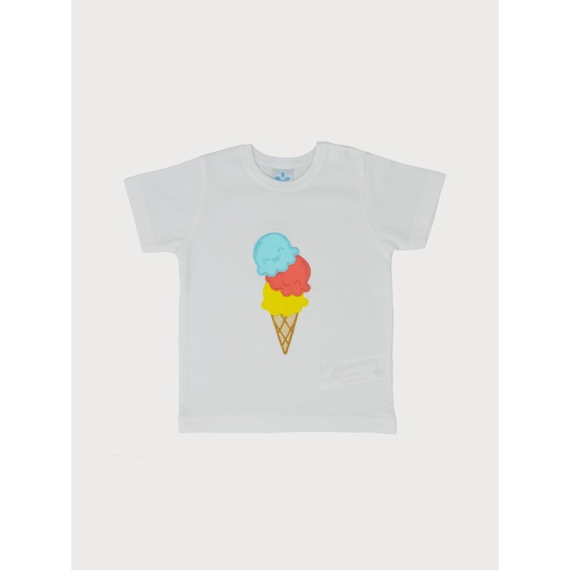 Camiseta y boxer bebe fam. helado  Colección primavera-verano 2025