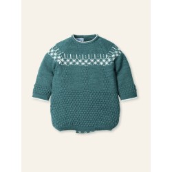 Pelele punto corto jacquard