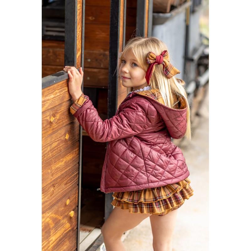 Abrigo unisex eva granate de la marca española Boetie