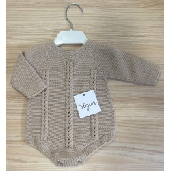 Pelele punto trenzado