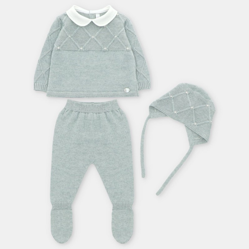 Conjunto polaina punto niño