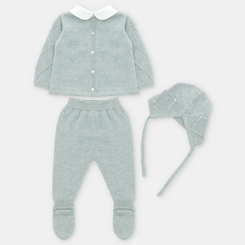 Conjunto polaina punto niño