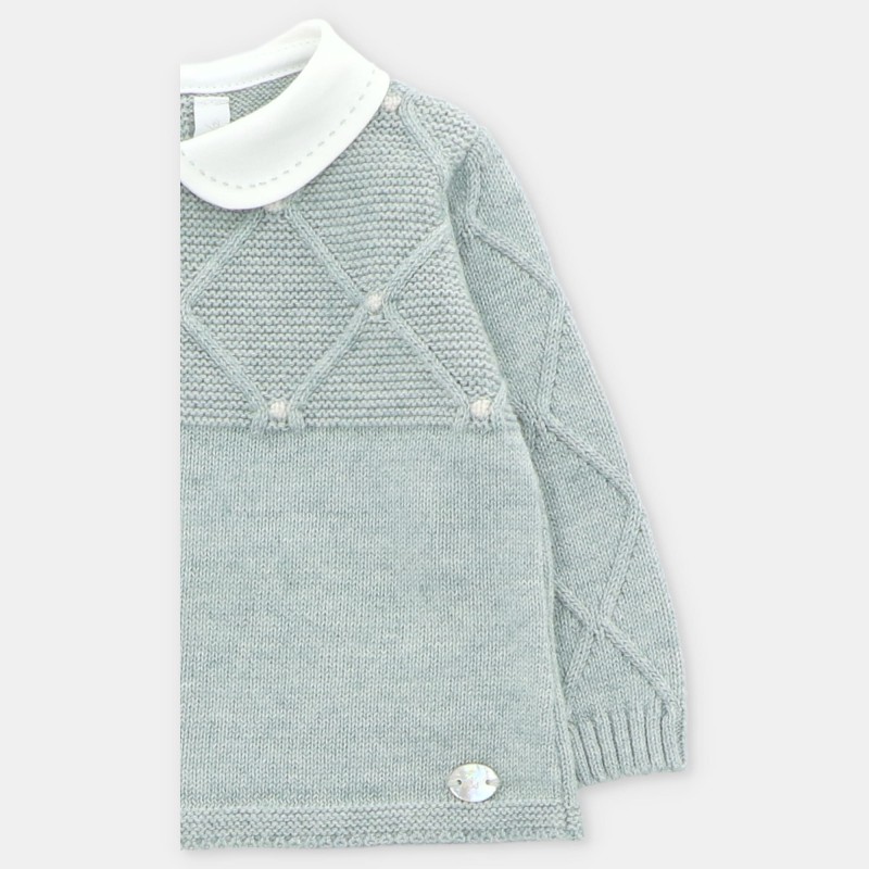 Conjunto polaina punto niño