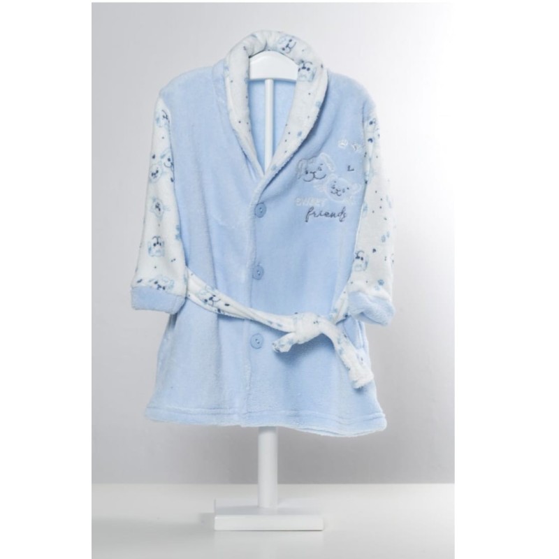 Bata perro gato celeste