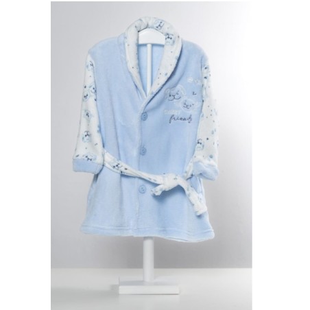 Bata perro gato celeste