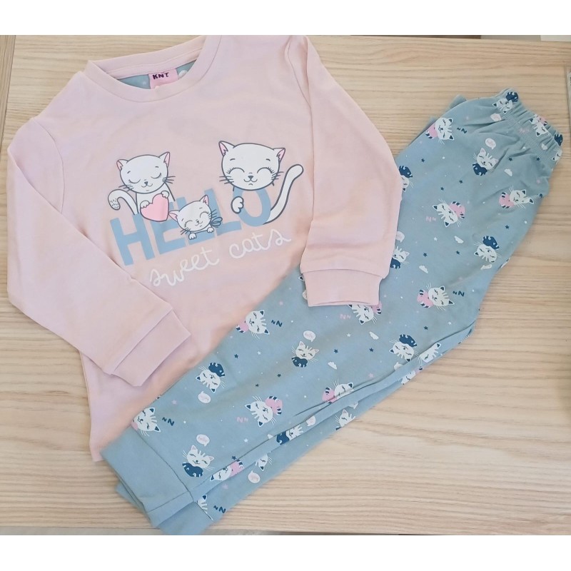 Pijama 2 piezas gatitos