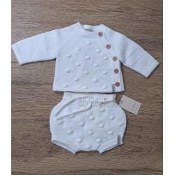 Conjunto jersey y ranita algodón orgánico