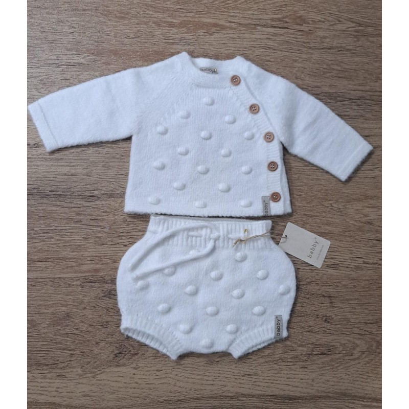 Conjunto jersey y ranita algodón orgánico