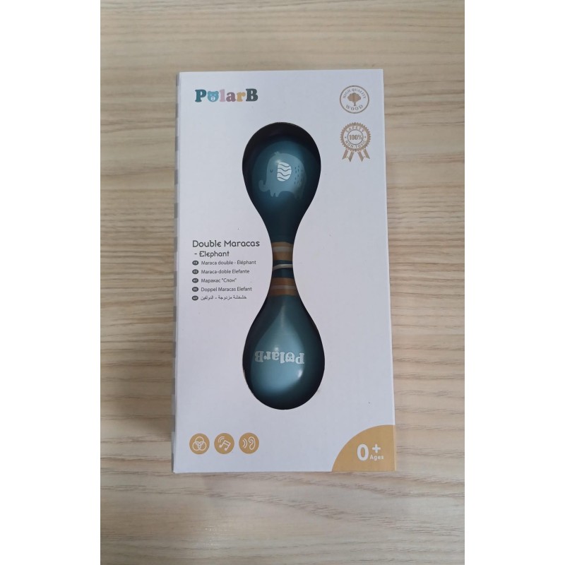 Maraca elefante doble