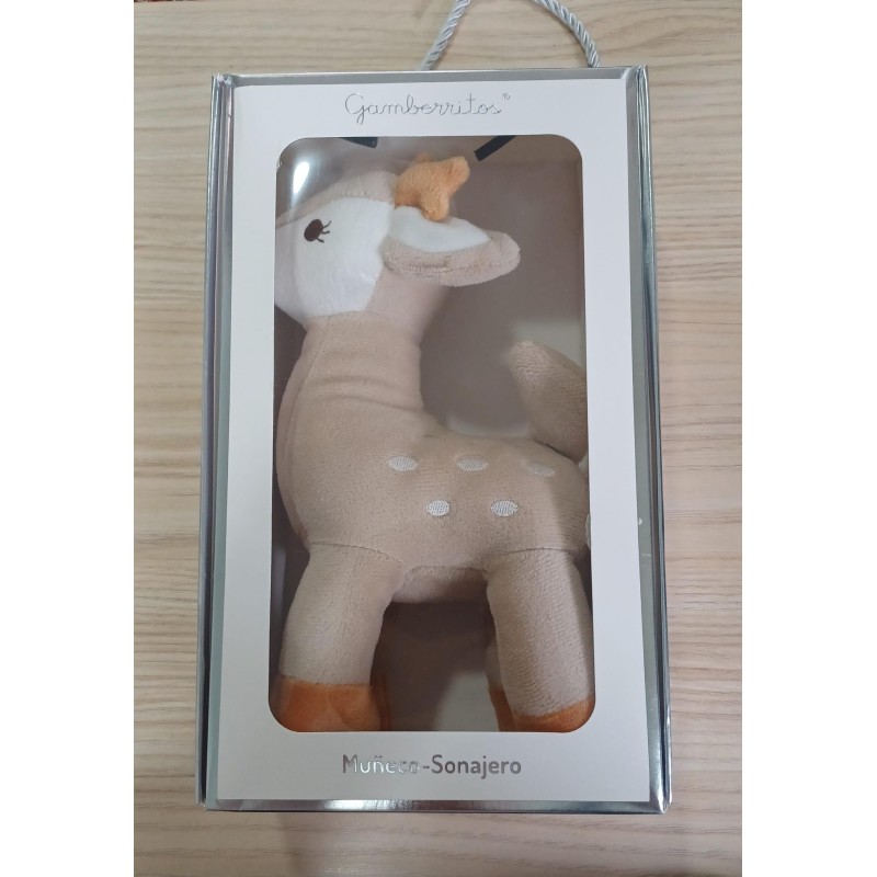 Muñeco sonajero ciervo