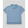 Polo niño infantil azul añil  Colección primavera-verano de la marca española Paz Rodriguez