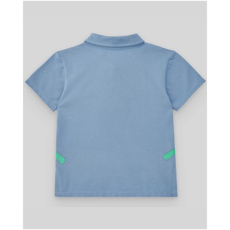 Polo niño infantil azul añil  Colección primavera-verano de la marca española Paz Rodriguez