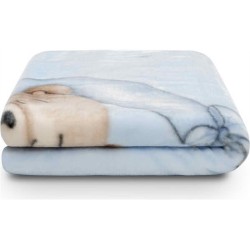 Manta cuna 110 x 140 cm osito soñador