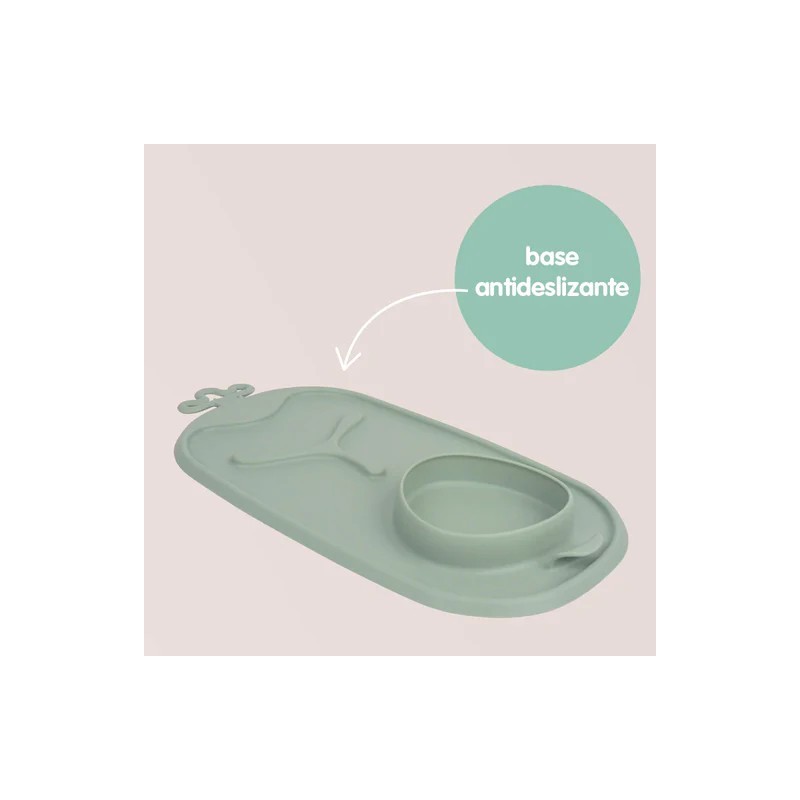 Bandeja de silicona Roll + Go con cuchara