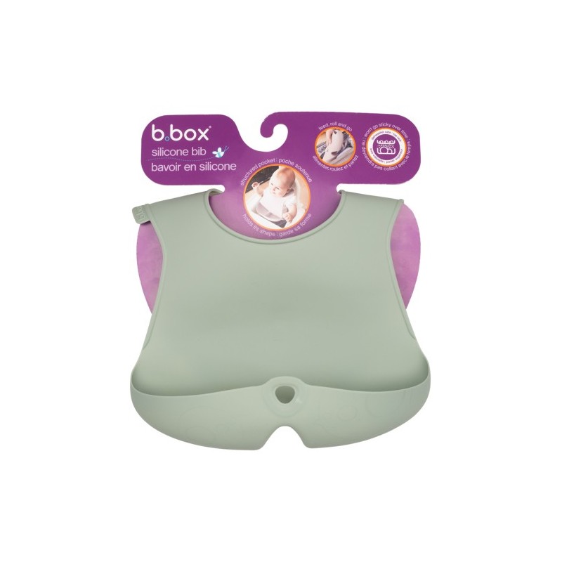 Babero silicona Bbox - Sage