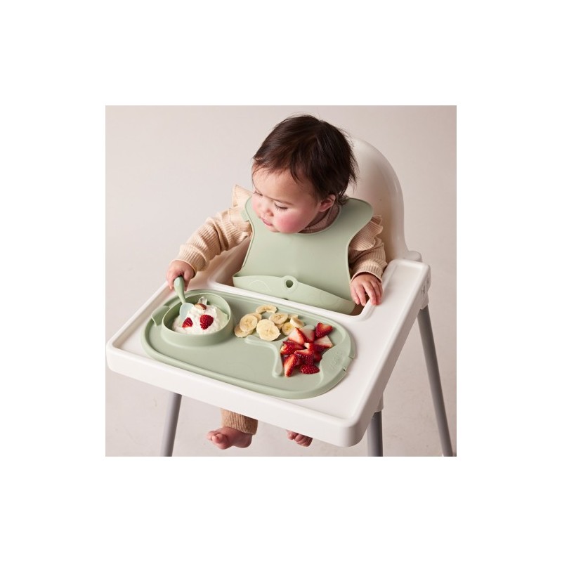 Babero silicona Bbox - Sage