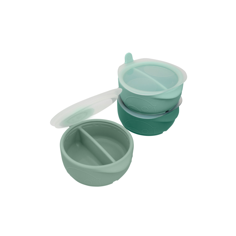 Depósitos para congelar comida con compartimentos  tapas Fill + Freeze (3ud.)