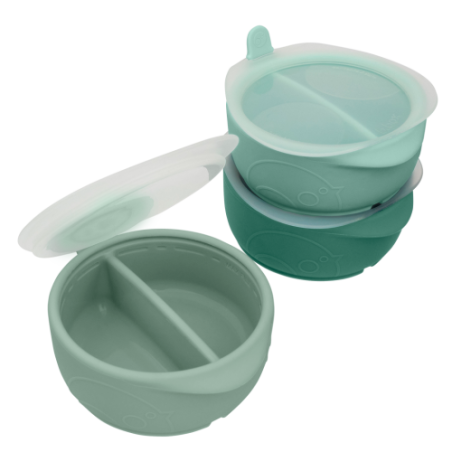 Depósitos para congelar comida con compartimentos  tapas Fill + Freeze (3ud.)