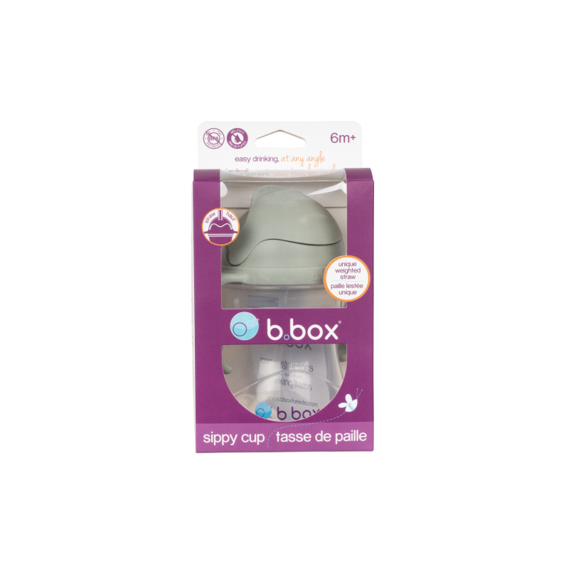 Taza con pajita flexible con pesa - Sage