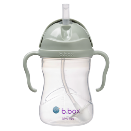 Taza con pajita flexible con pesa - Sage