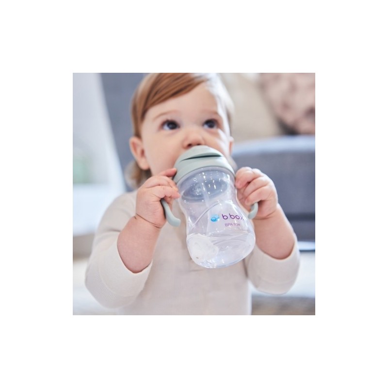 Taza con pajita flexible con pesa - Sage